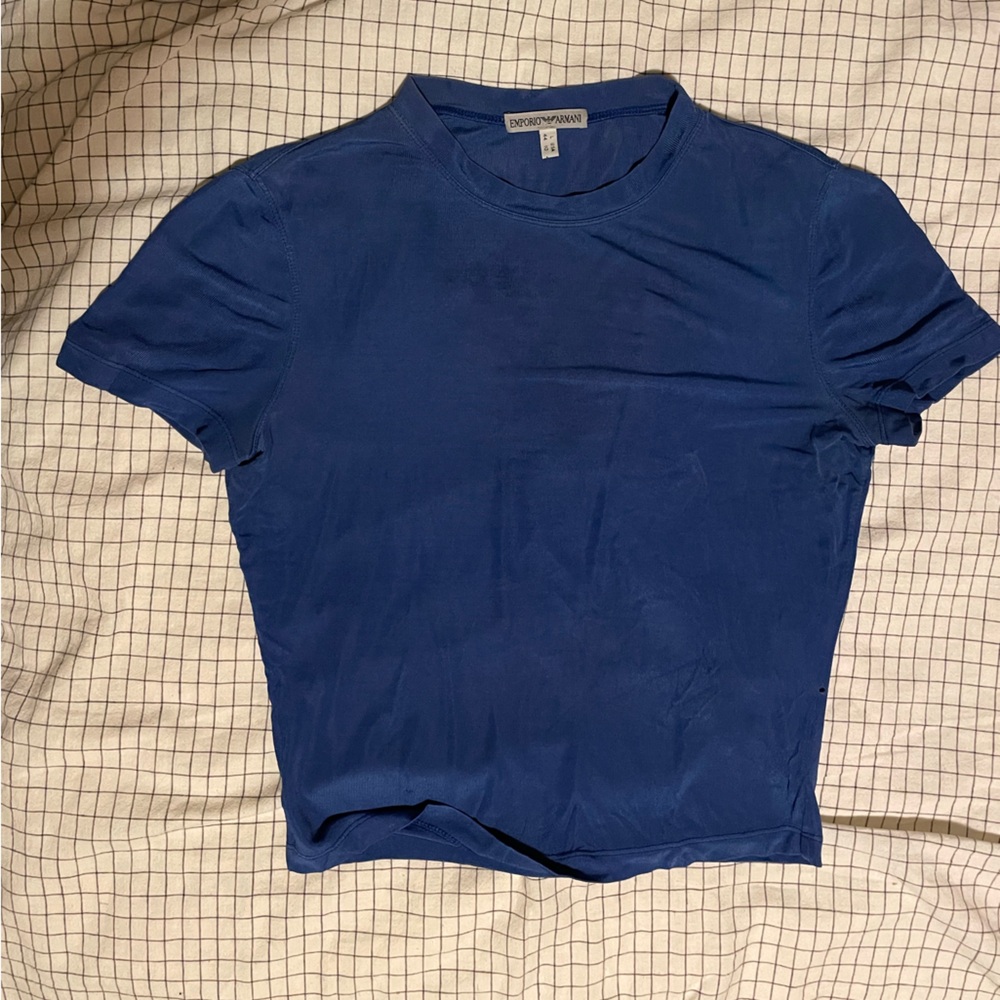 Emporio Armani Cobalt Blue Tee
